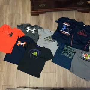 Boys size 7 bundle of shirts! Great used Condition